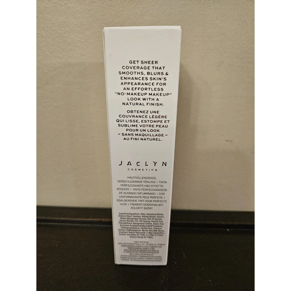 Jaclyn Cosmetics Skin Perfecting Blurring Tint - Deep Rich - 1 oz - New In Box